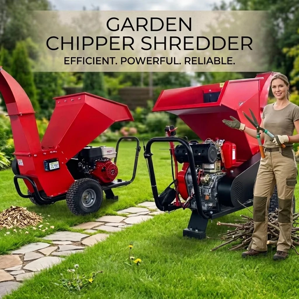Commercial Garden Wood Chipper Machine Branch Shredder Equipment Tree Crusher for Wholesale and Retail Supply