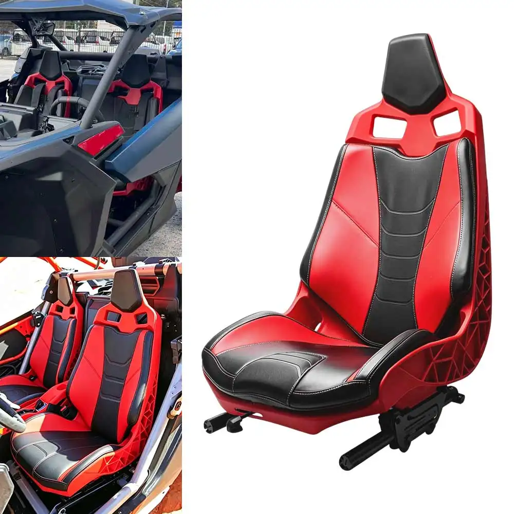 

Спортивные сиденья-ковши из полиуретана для Can-Am Maverick X3 MAX Turbo R RR DS X RS MR RC 2017-2026 UTV, регулируемые, передние или задние