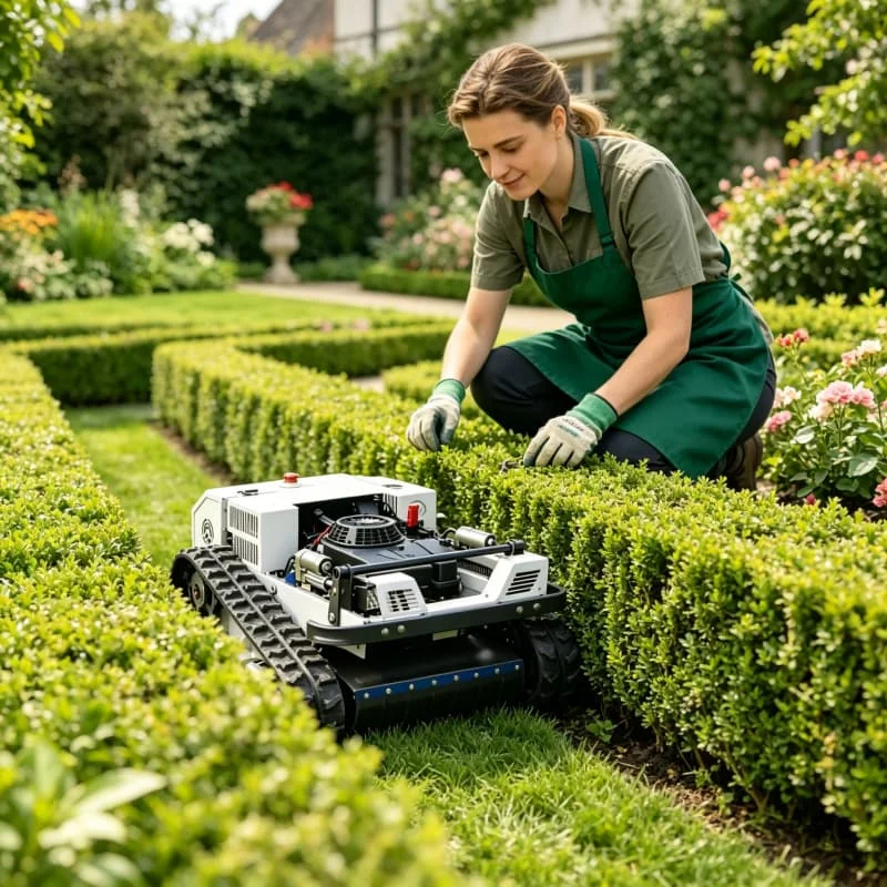 GPS Navigation Remote Control Lawn Mower 48V 600mm Cut 4WD for Large Garden Automated Mowing Customized High Quality