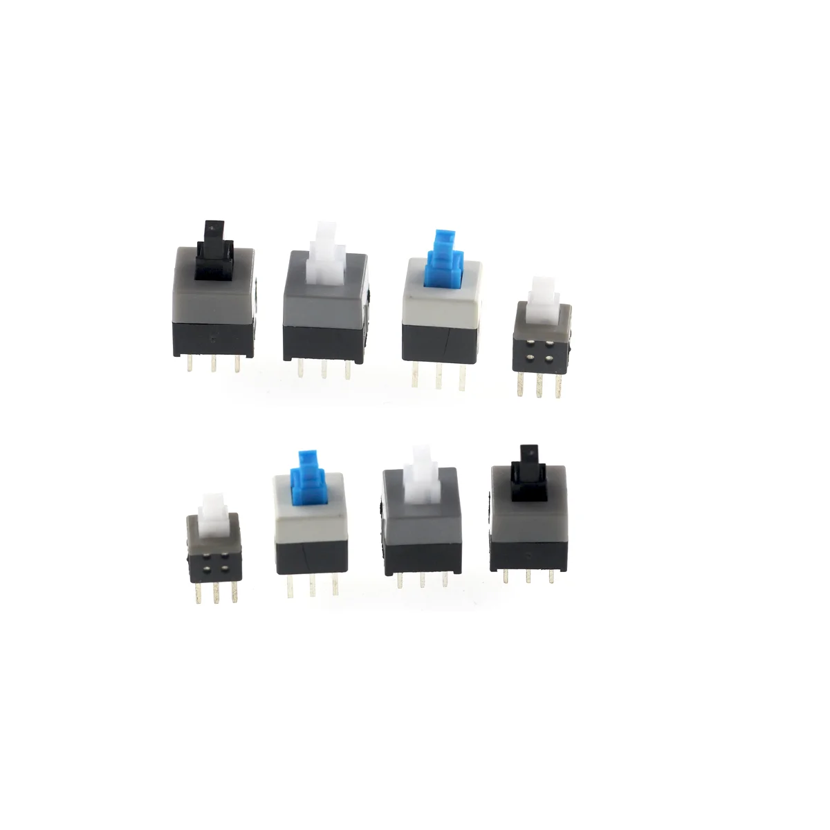 100PCS/LOT 5.8x5.8 7x7 8x8 8.5x8.5mm Self Locking / UNlock Push Tactile Power Micro Switch 6 Pin Button Switches