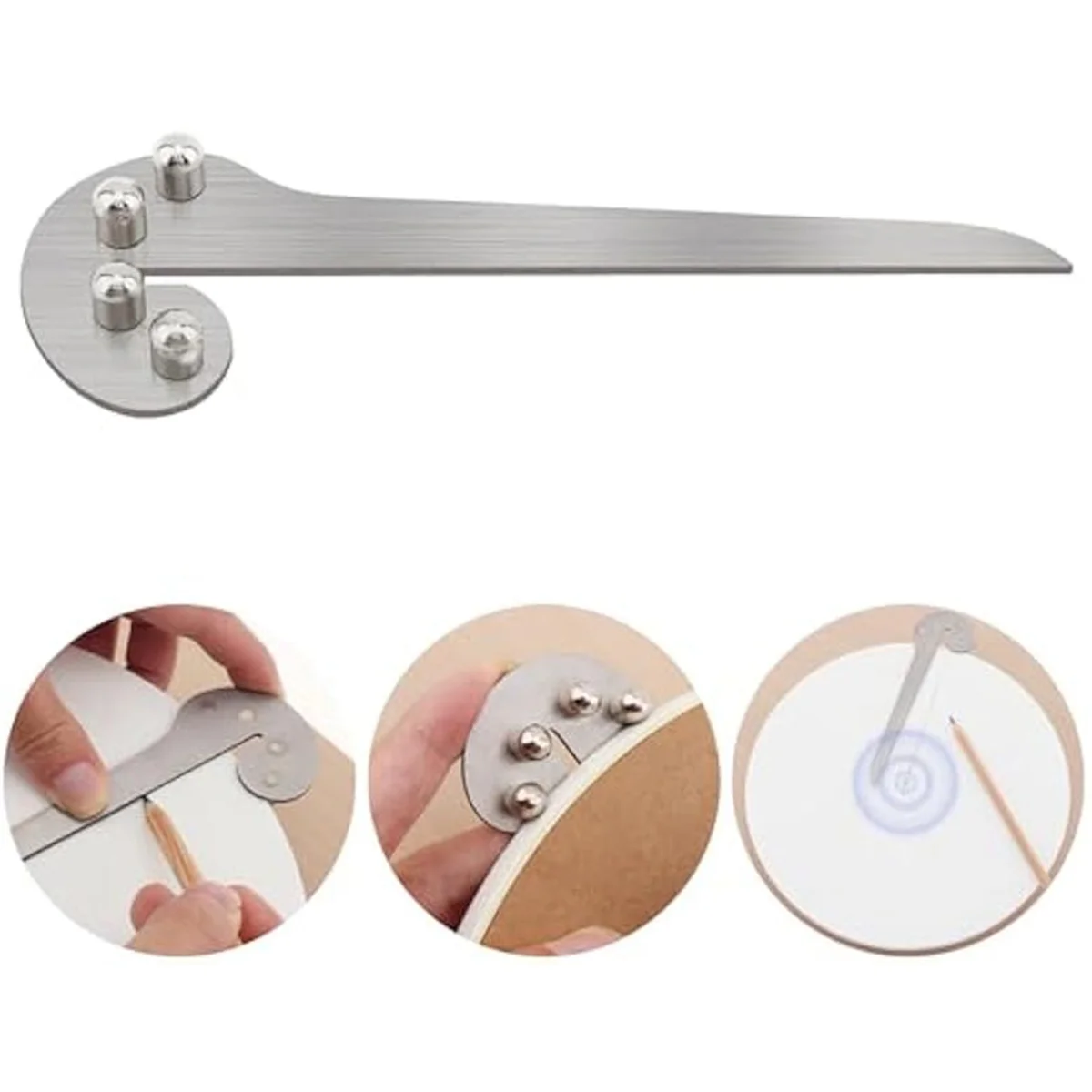 

A002 Steel Circle Center Positioning, Positioning Scriber Gauge for Scribing Center Line,Circle Center Finder