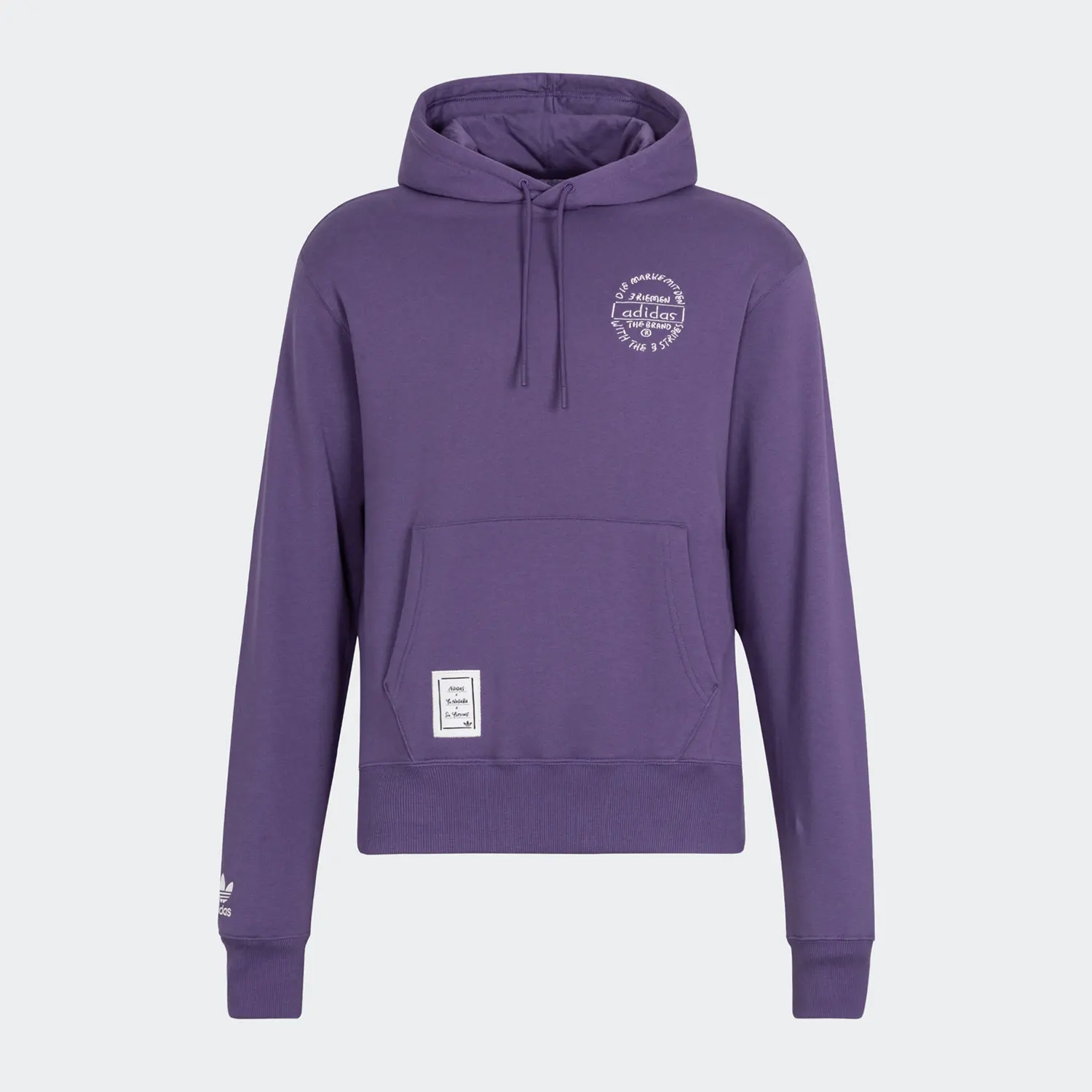 Adidas genuine clover men's and women's sports hooded sweatshirt pullover IK4306