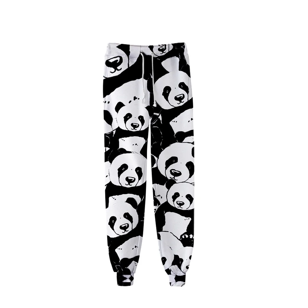 

New Casual Pants Cute Panda Leggings men women winter Spring Sports Pants Personality Trend Trousers Women