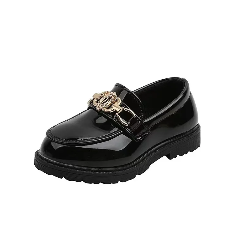 Baby Shoes Girl Small Leather Shoe Soft Soled Princess Shoe Student Performance Shoe Trend Sapato Infantil Para Menina Chaussure