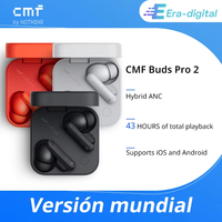Wireless Bluetooth earphone CMF by Nothing Buds Pro 2 with 50 dB Hybrid Active Noise Cancellation 6 HD MICS IP55 Bluetooth 5.3