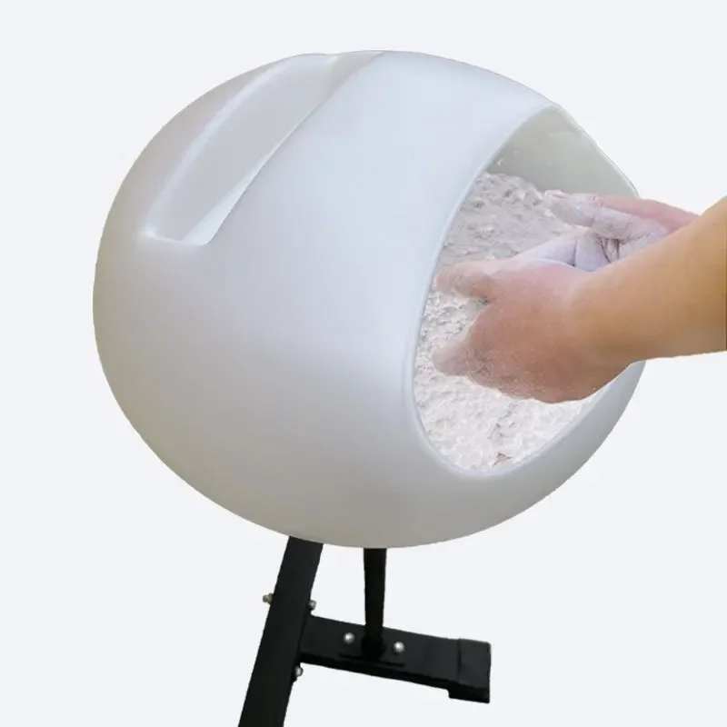 exquisite craftsmanship Non-adjustable height T-frame, non-slip powder box, fitness sports magnesium powder box.