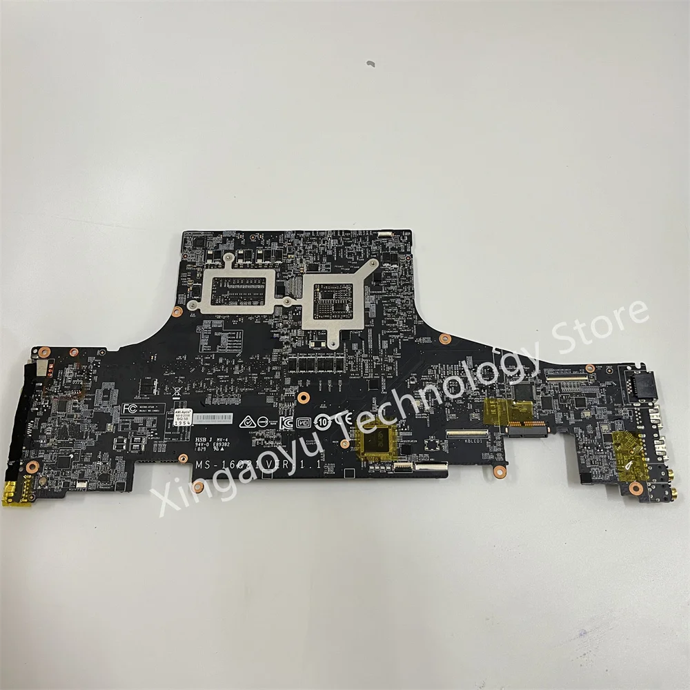 Original For MSI GS65 GS65VR MS-16Q2 Laptop Motherboard MS-16Q21 i7-8750HQ GTX1060 6GB/GTX1070 8G 100% Test OK