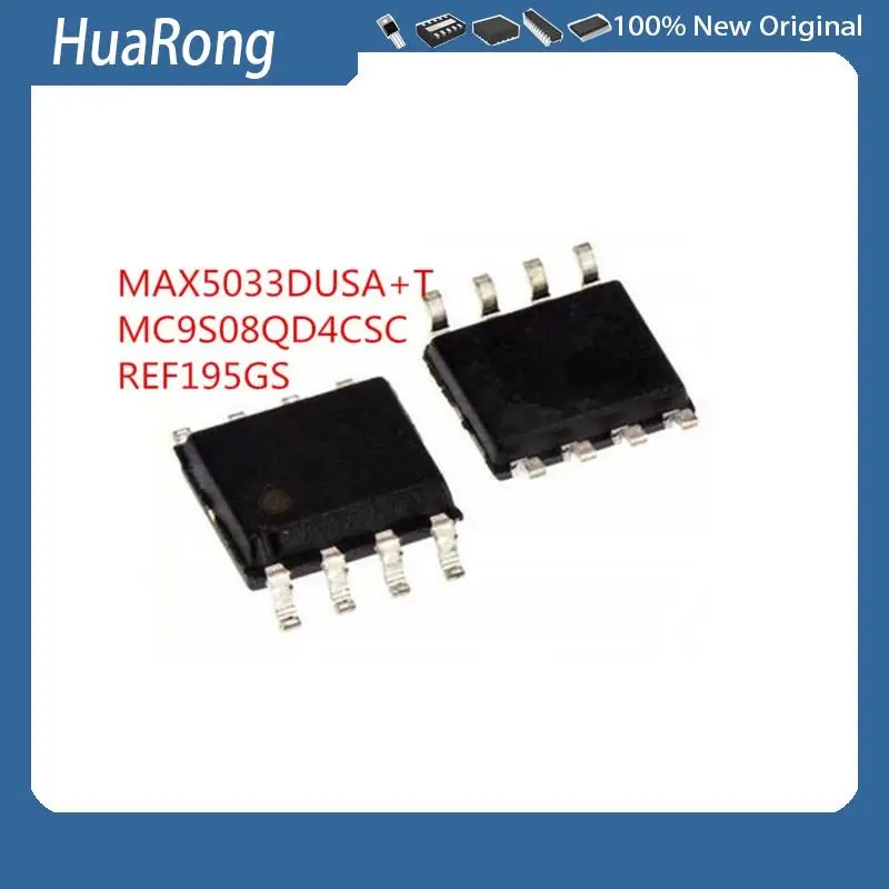 5PCS/LOT    MAX5033DUSA+T   MAX5033DUSA   MAX5033      MC9S08QD4CSC    MQD4C    REF195GS   REF195G   REF195     SOP8