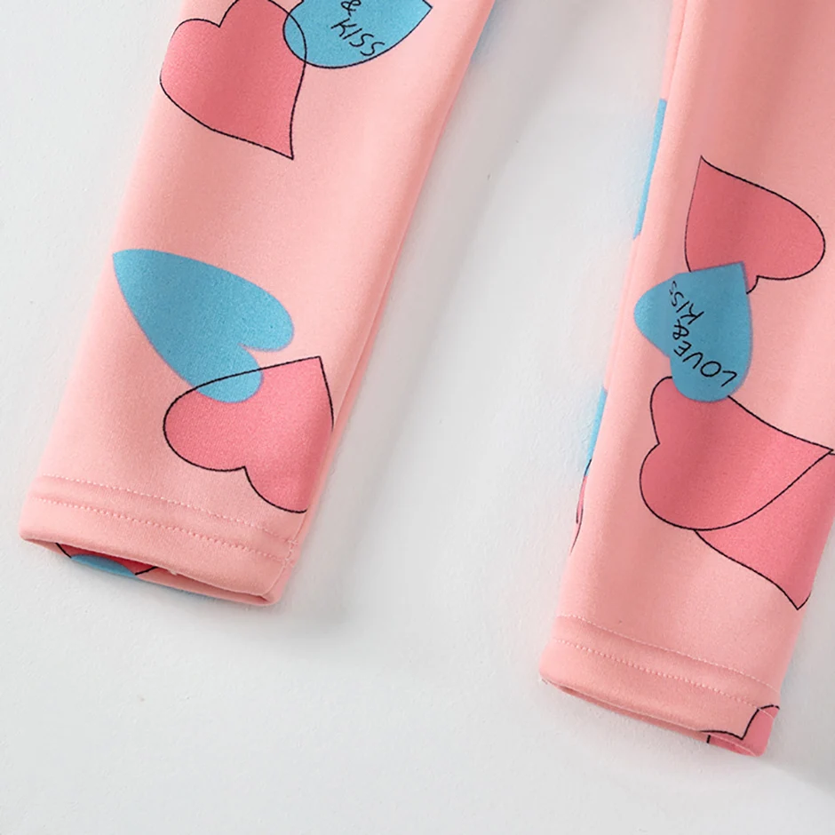 2-teiliges Herbst- und Winter-Kinder-Plüsch-dickes warmes Heim-Unterwäsche-Set für Jungen und Mädchen, lustige und niedliche Oberteile, bequeme Hosen – Detail 26