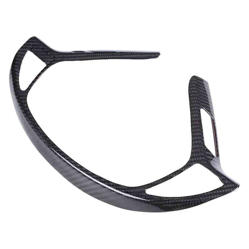 

1Pcs Real Carbon Fiber For Infiniti G25 G35 G37 2007-2013 Car Steering Wheel Button Frame Decoration Sticker Car Accessories