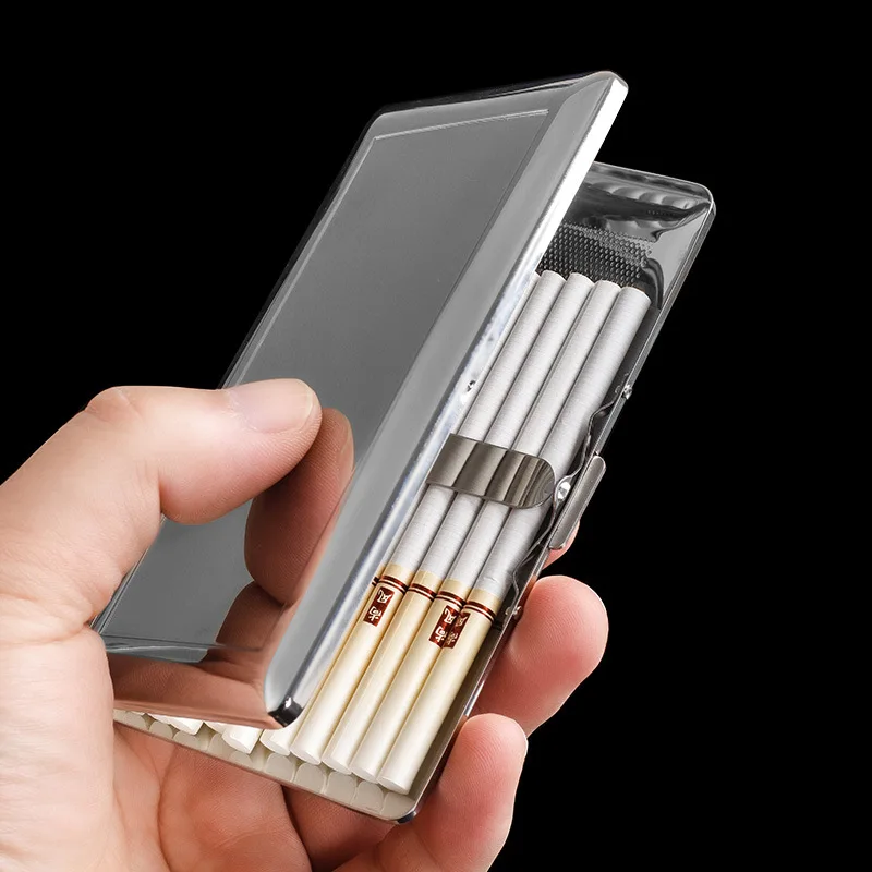 Metal Cigarette Case Holds 11 Cigarettes for Cigarettes 120MM Extra long cigarette case with enlarged