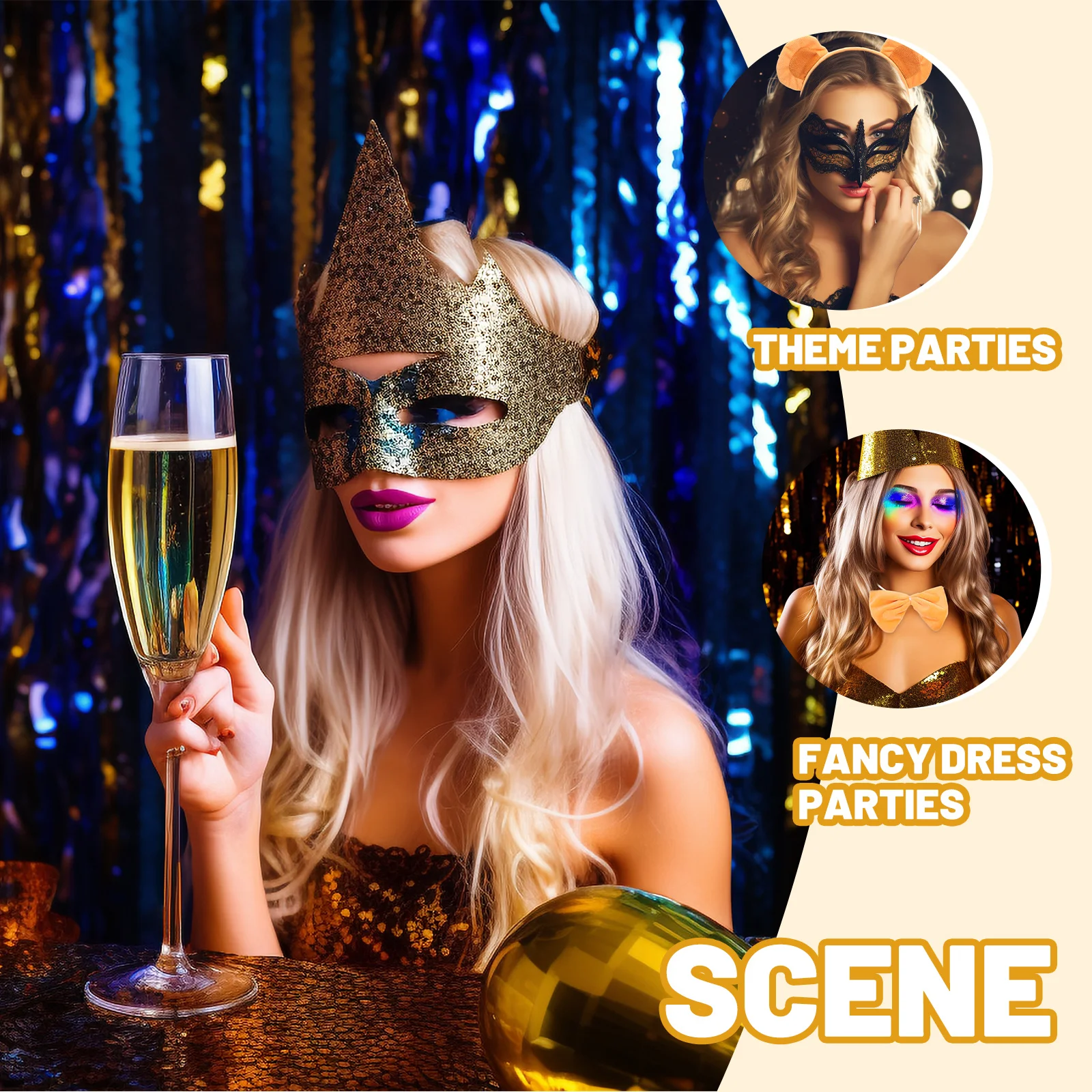 원숭이 귀 머리띠 꼬리 세트 튜튜 스커트 보타이 코스튬 액세서리 어린이 소녀 원숭이 코스프레 할로윈 크리스마스 파티용