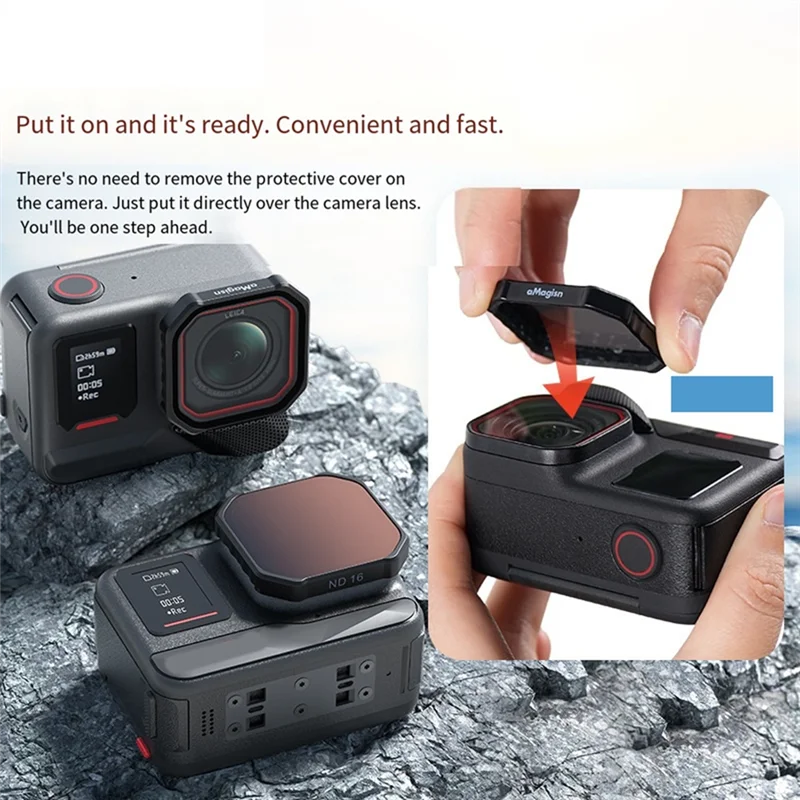 【Buy Now】For Insta360 Ace Pro 2 Press Compatible Lens Filter Quick Mount Design, ND CPL UV Multi-Layer Coating Accessories