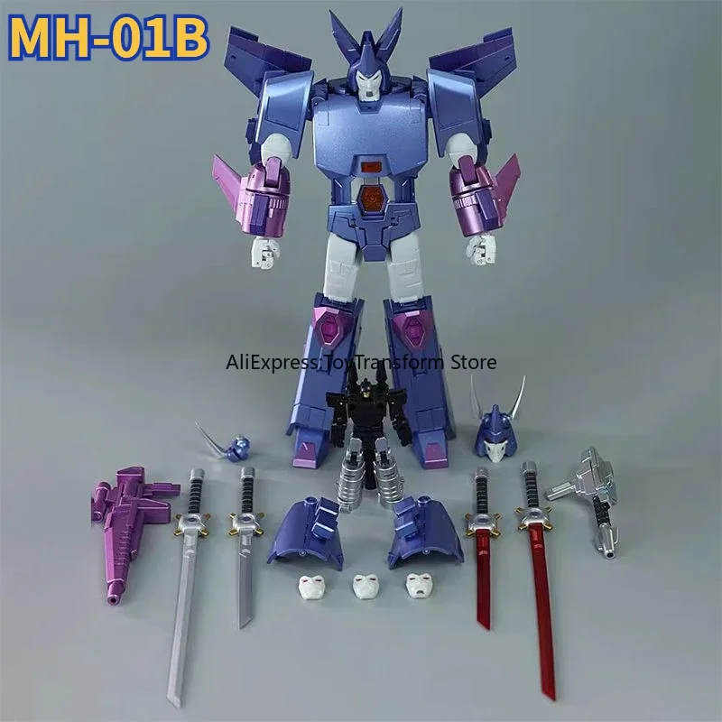 [IN STOCK NOW] MHZ TOYS Transformation MH-01C MH01C Orange Hurricane Cyclonus 2.0 KO MH-01B FT-29 High Quality Figure With Box