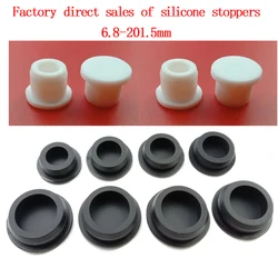 Black And White High-temperature Resistant Silicone Plug Soft Sealing Plug Screw Hole Nut T-shaped Hole Plug Cover 6.8-200mm