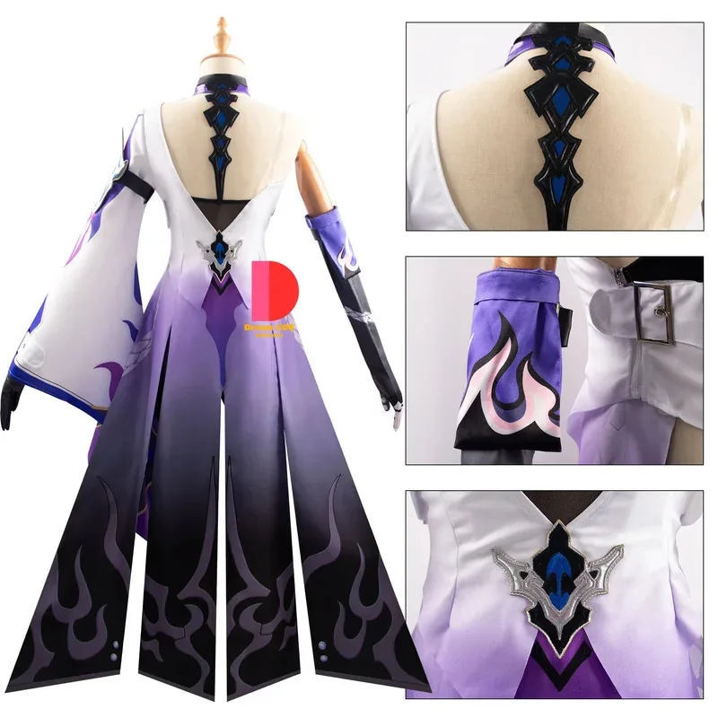 

CyAcheron Cosplay Game Honkai Star Rail Costume Dress Wig Shoes Full Set Budget-Friendly Women Role Play Carnival Party Essentia