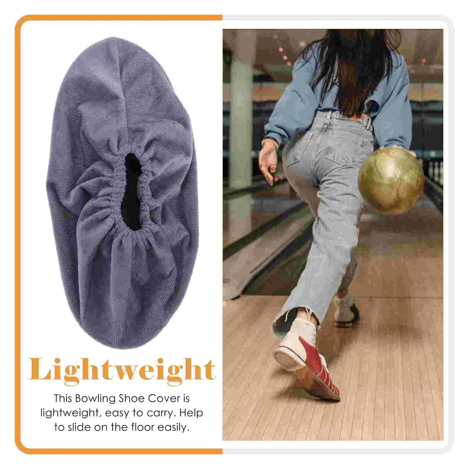 2 Pairs Fleece Shoe Covers Sports Bowling Waterproof Balls Shoes Protector Flannel Supplies Man Child