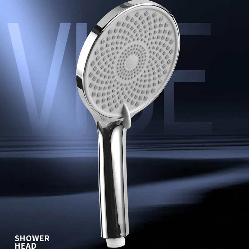 3 가지 모드 물 절약 샤워 헤드 고압 오버 헤드 샤워 헤드 욕실 액세서리 용 강력한 가압 스파 샤워