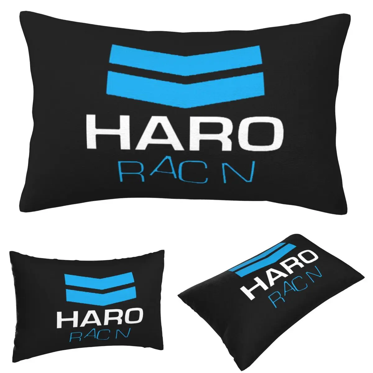 Haro Racn Bluewhite-funda de almohada rectangular Bmx de la vieja escuela, decoración para dormitorio, cama, almohada cómoda para el hogar