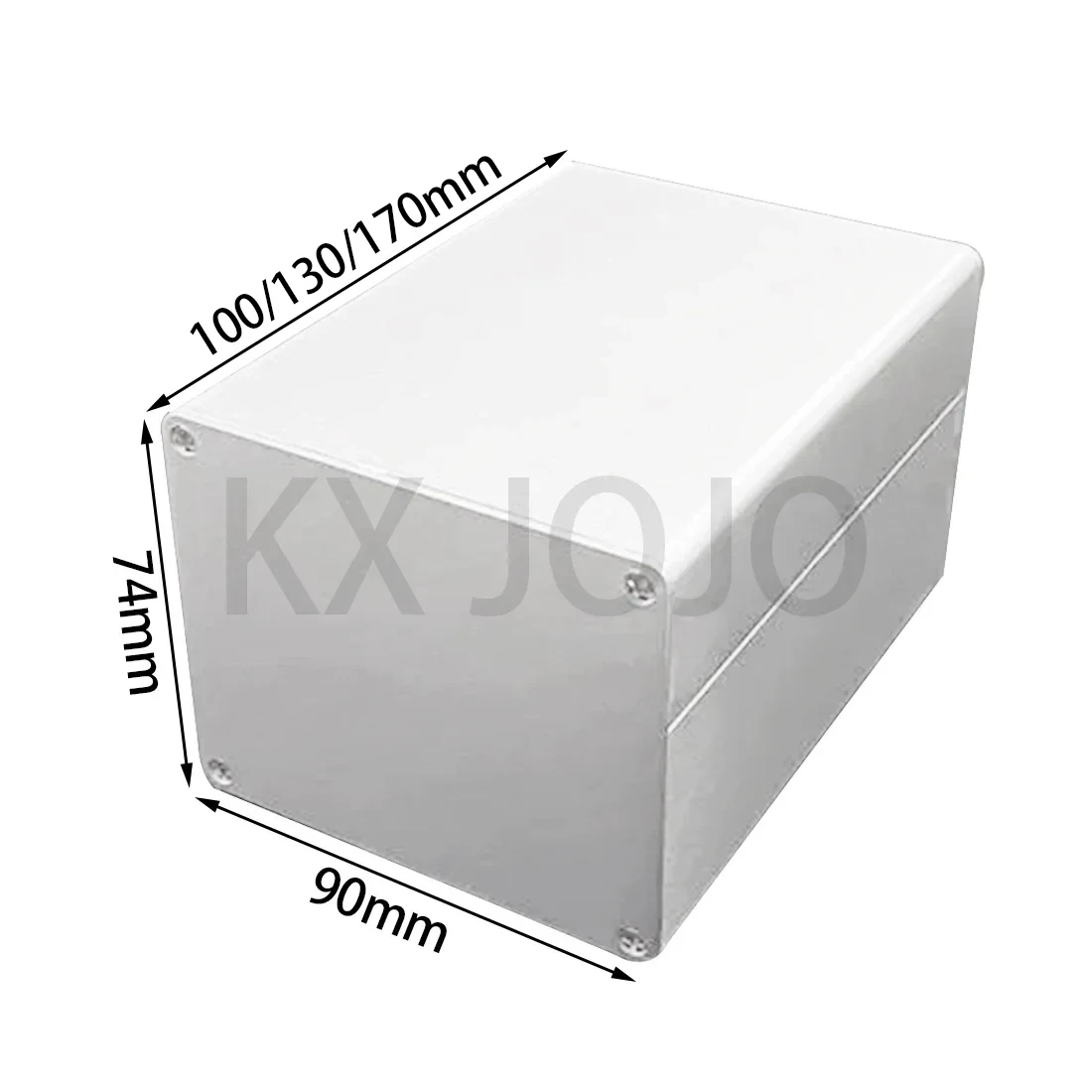 

Aluminum Enclosure 90*74*100/130/170mm Waterproof Box Split Type Case Electronic Box Power Housing Instrument Silver