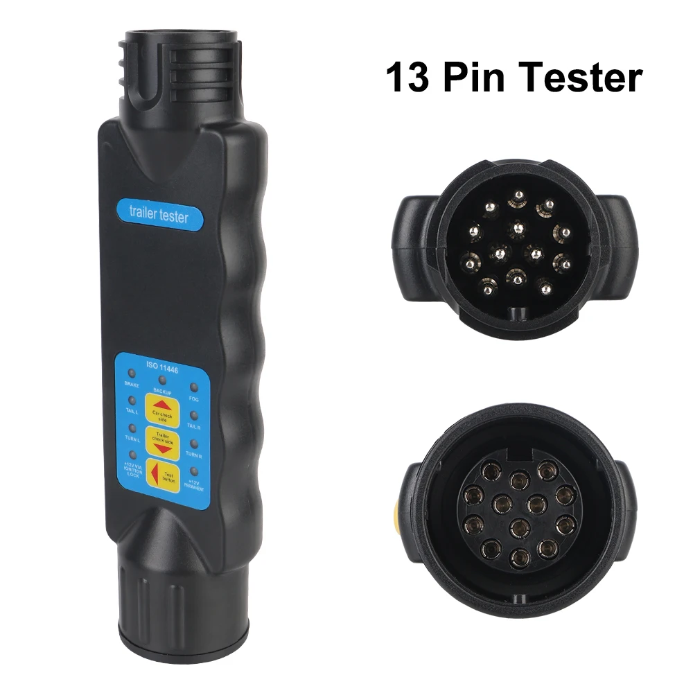 7/13 Pin Steckdose 12V Anhänger Tester Verdrahtung Schaltung Licht Test Auto Lkw RV Caravan Zubehör Diagnose Werkzeuge universal