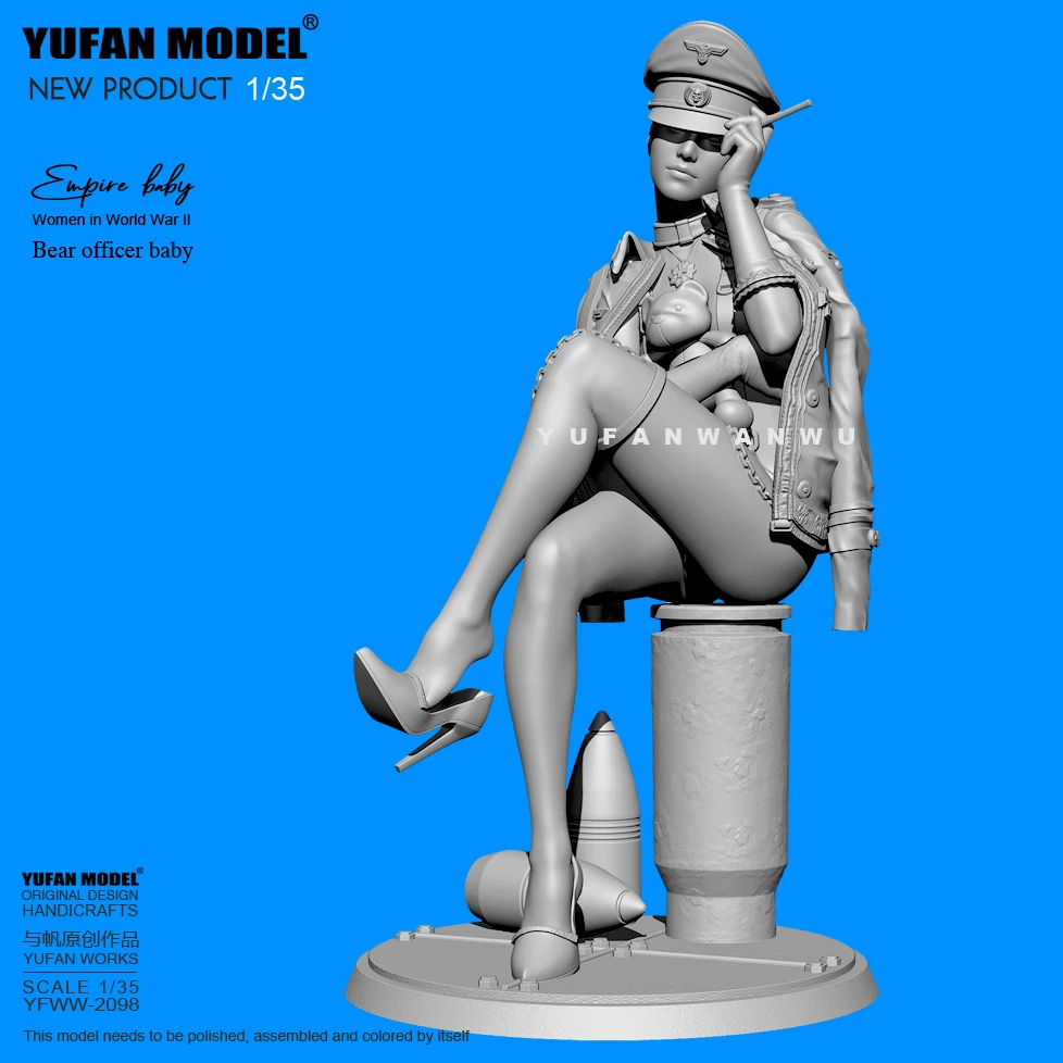 1/35 YUFAN Resin model kits figure beauty colorless and self-assembled YFWW-2098