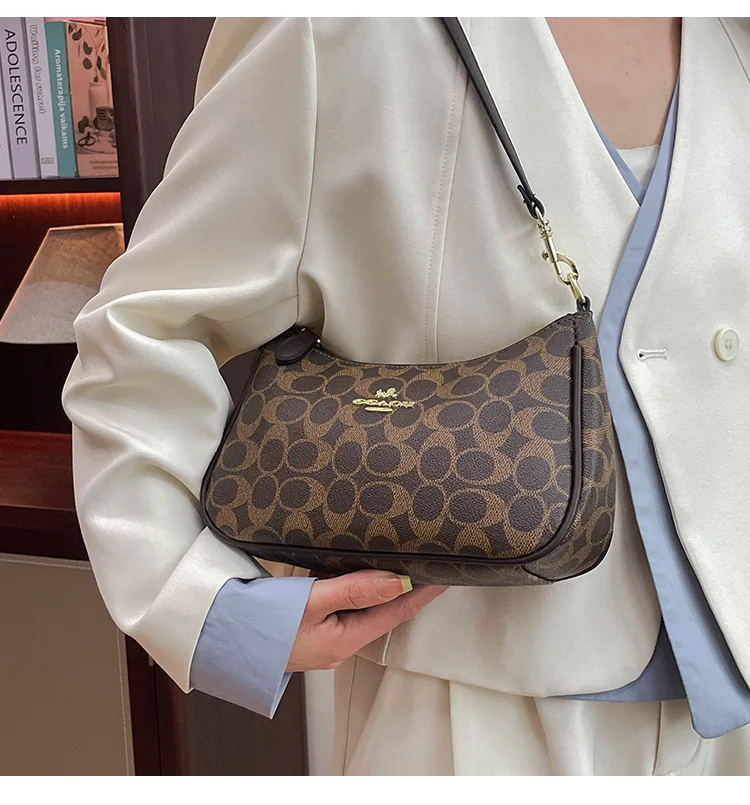 

Сумка подмышки с монограммой - кошелек через плечо с ремешком-цепочкой, культовая сумка для маджонга, модная но уникальная сумка через плечо для женщин