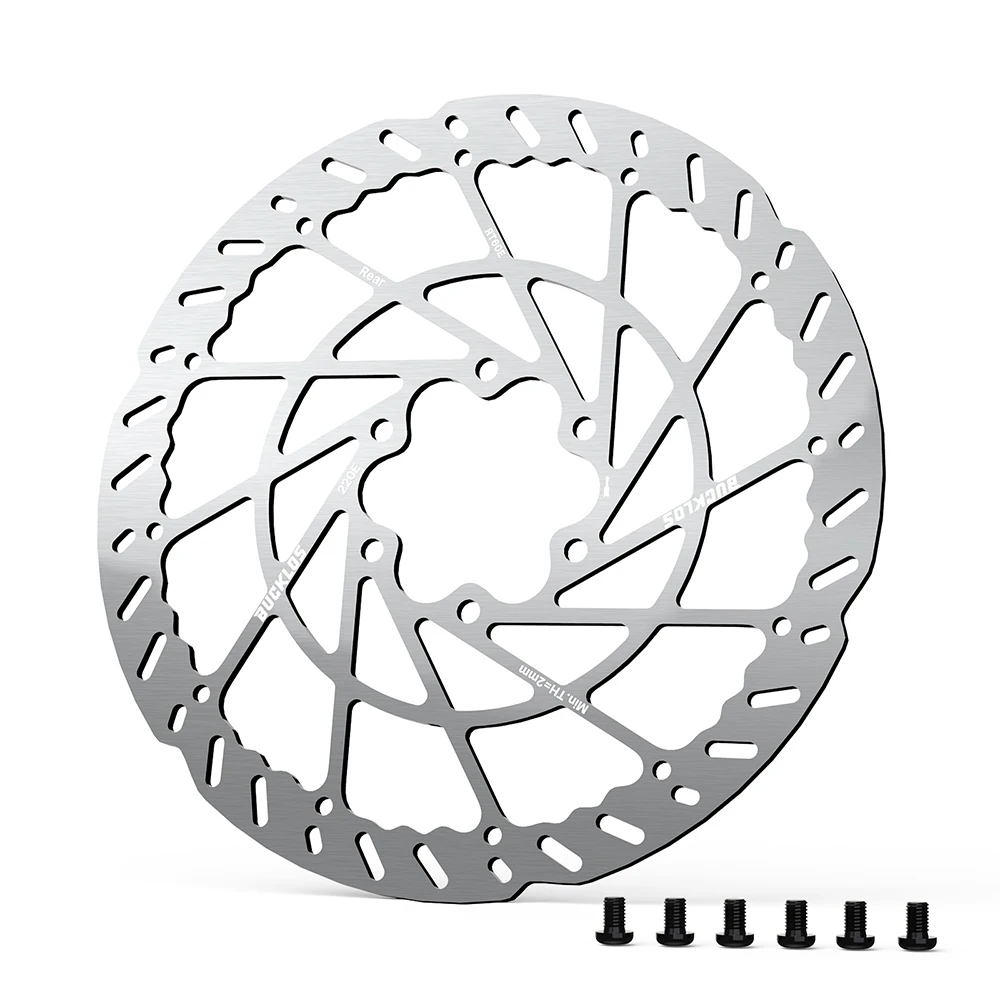 BUCKLOS 2.3MM E-Bike Brake Disc 220MM Electric Bicycle Rotor 140/160/180/203MM Dirt Bike Disc Brake Rotor For Surron Segway Tala