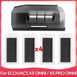 Compatible For ( Ecovacs X5 Omni / X5 Pro Omni ) Dust Box Dustbin Hepa Filter Robot Vacuum Cleaner Accessory Spare Part