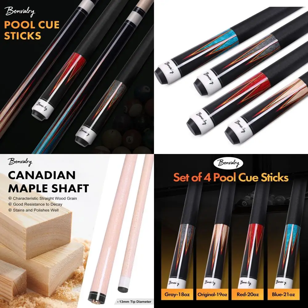 

Набор из 4 кленовых киев для бассейна с наконечниками диаметром 13 мм, декоративные валы с нейлоновой оберткой