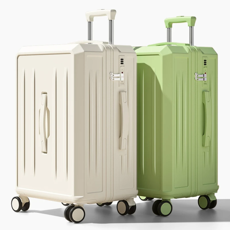 Valise à roulettes grande capacité pour femme, étui à roulettes 28 pouces, boîte à serrure de voyage pour étudiant, roue universelle silencieuse, nouveau, 2024