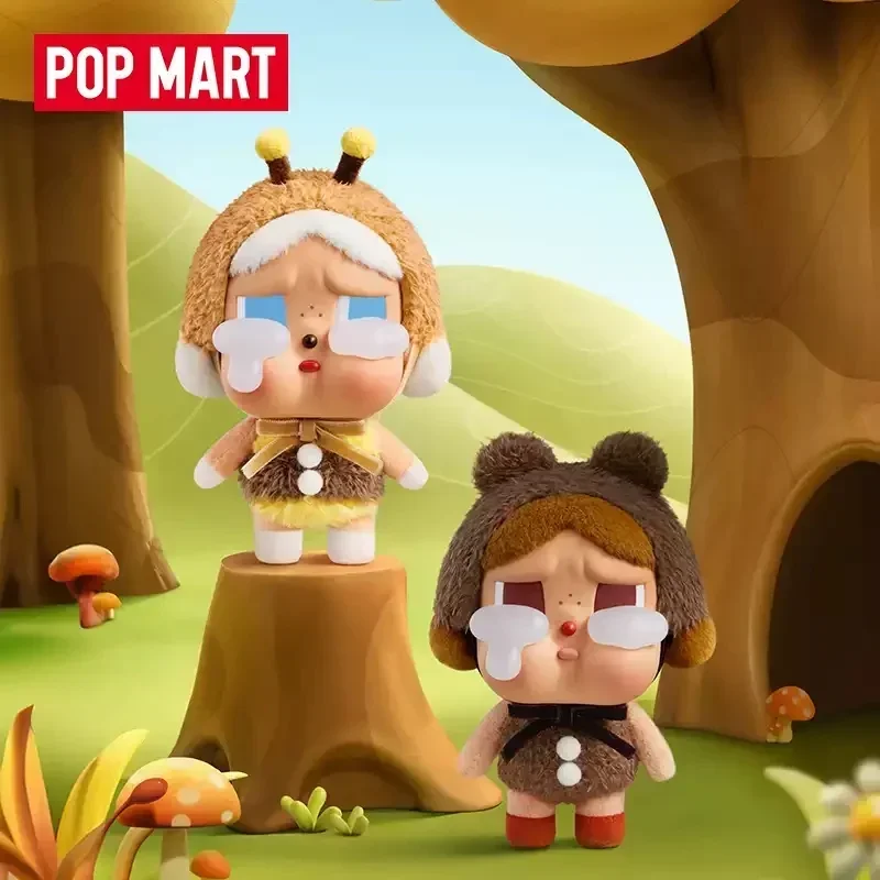 POPMART CRYBABY CRYING อีกครั้ง Series ไวนิลกล่องตาบอดของเล่น Kawaii อะนิเมะ Action Figure Caixa Caja Surprise Mystery กล่องตุ๊กตาสาว