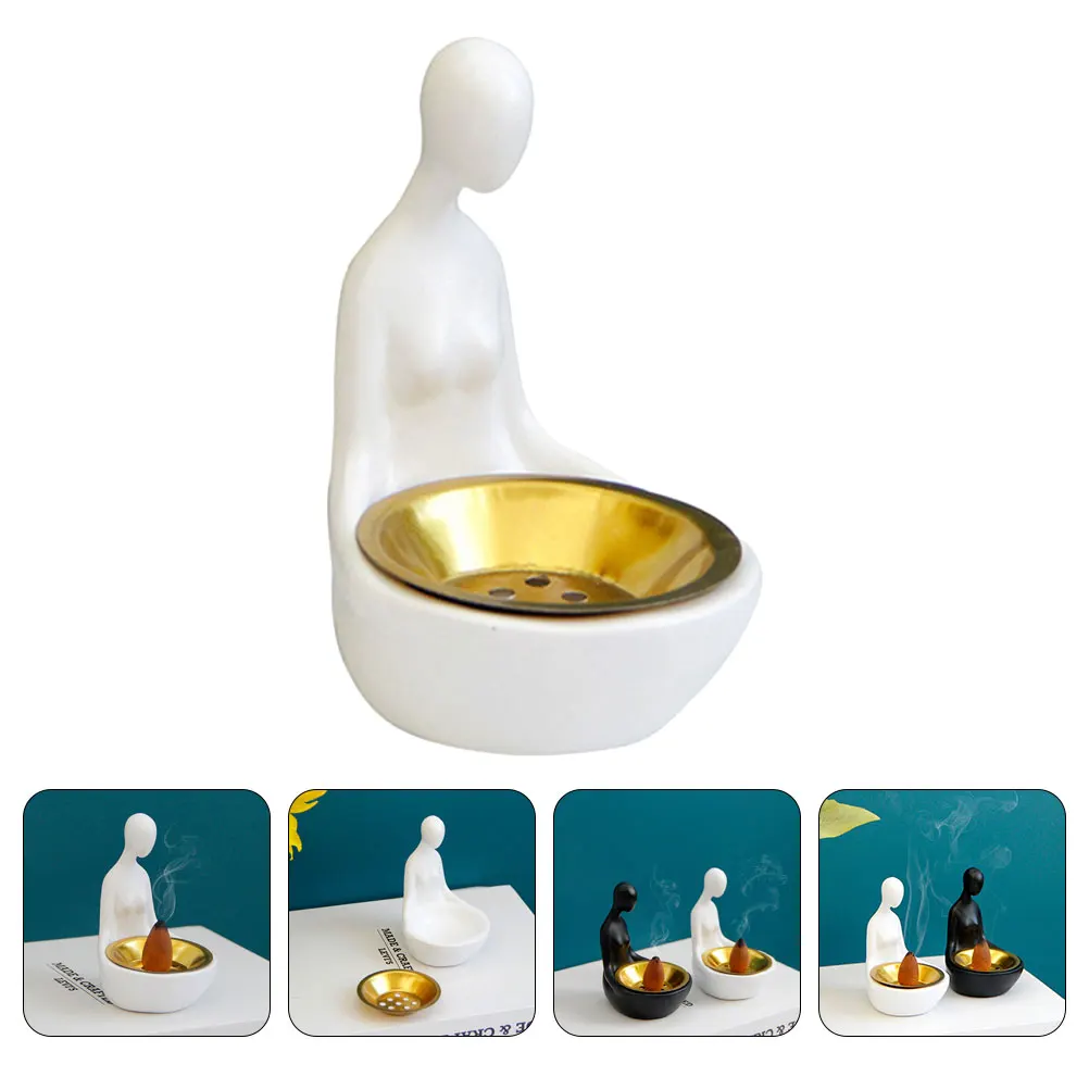 

Abstract Desktop Censer Aromatic Burner Home Decoration Portable Lightweight Suitable Study Bedroom Yoga Kitchen