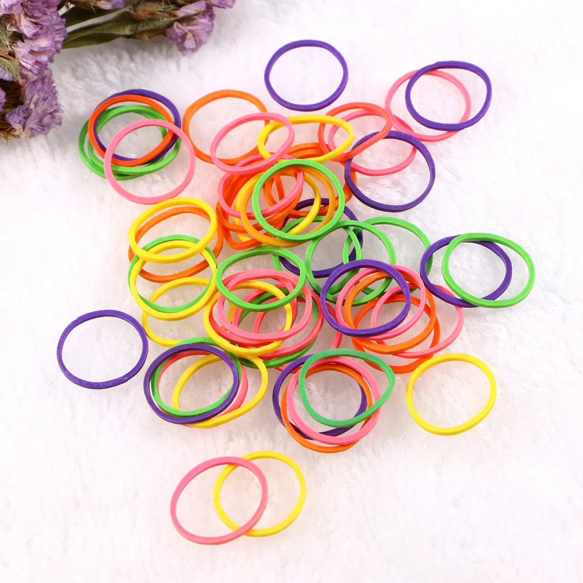 

170 Pcs Pet Hair Ties Dog Grooming Supplies Colorful Rubber Bands Bows Accessories