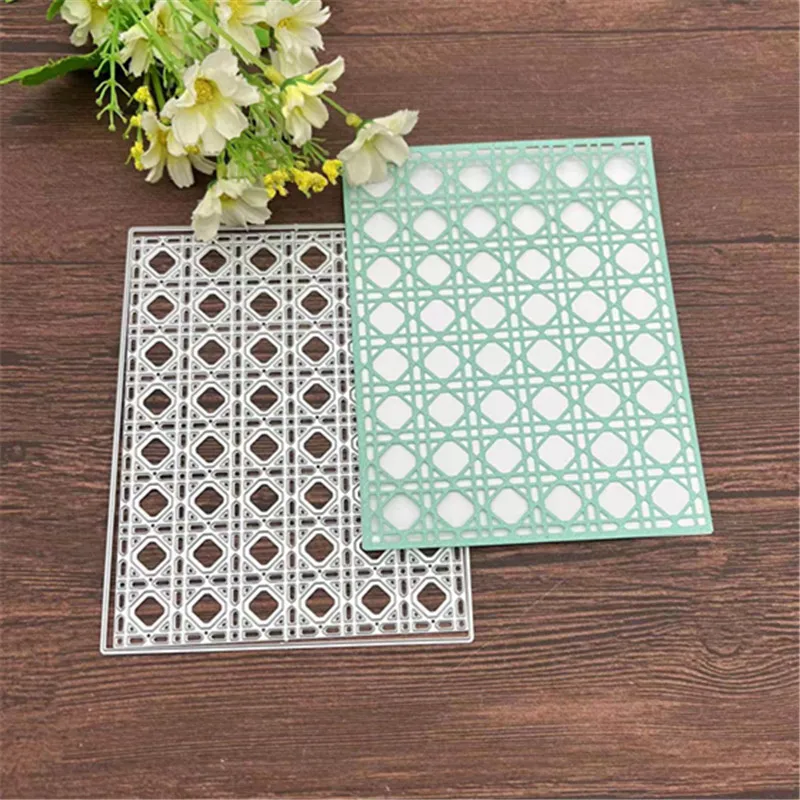 Lattice background Frame Metal Cutting Dies Stencils For DIY Scrapbooking Decorative Embossing Handcraft Template