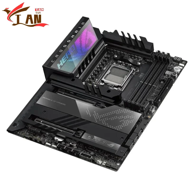 For ROG CROSSHAIR X670E HERO Motherboard 192GB HDMI PCI-E5.0 Socket AM5 DDR5 ATX X670 Mainboard 100% Tested Fully Work TAN
