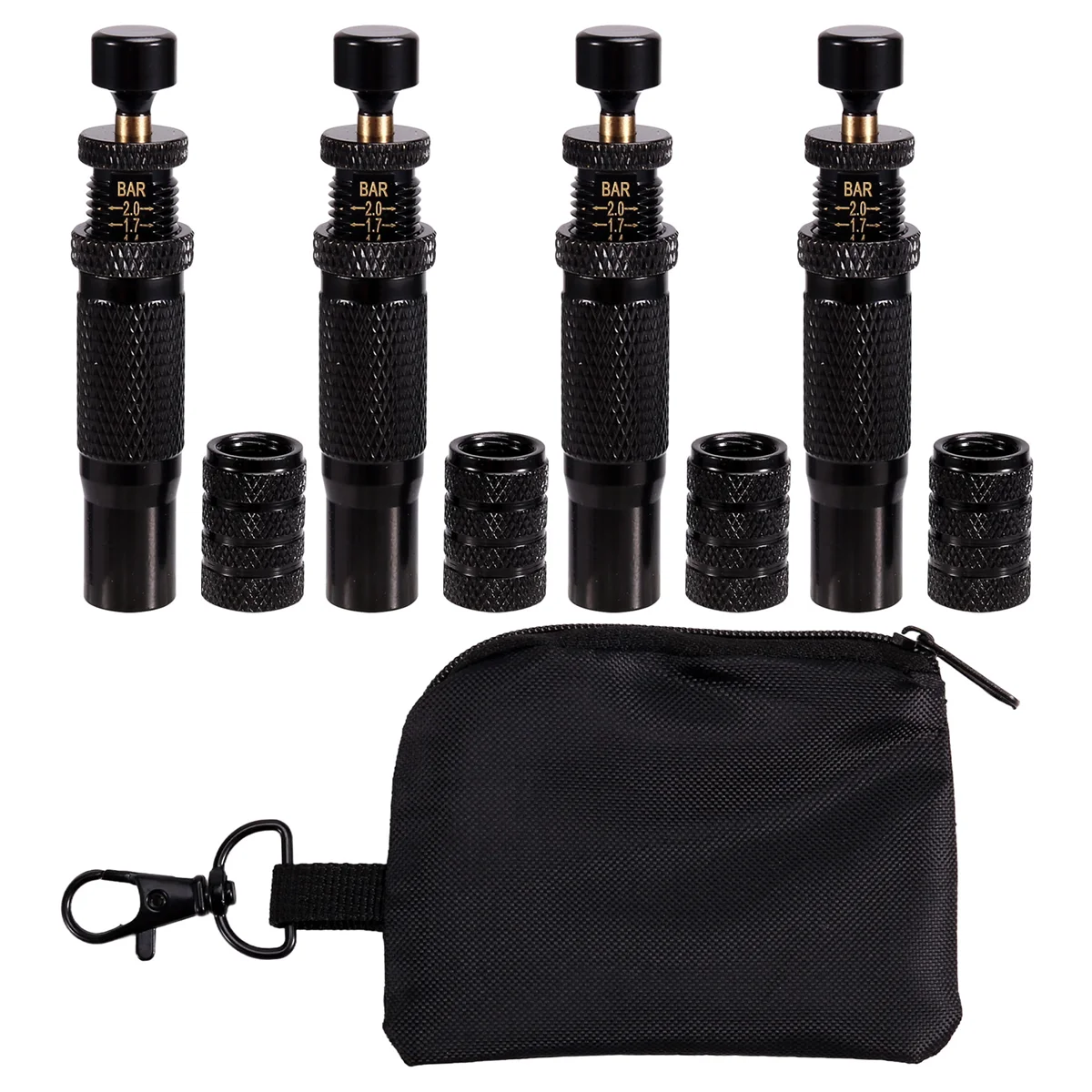 

Automatic Tire Deflator,10-30 PSI/0.7-2 BAR Adjustable Tire Deflator Kit,Air Down Tire Deflators Offroad Accessories -A13Z