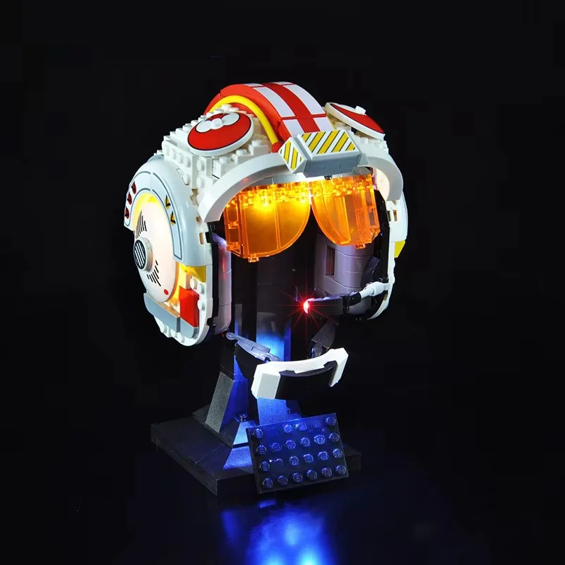 

LED Lighting Kit Compatible with Lego 75327 Red Five Helmet Wars Blocks Building (NOT Include The Model Bricks)