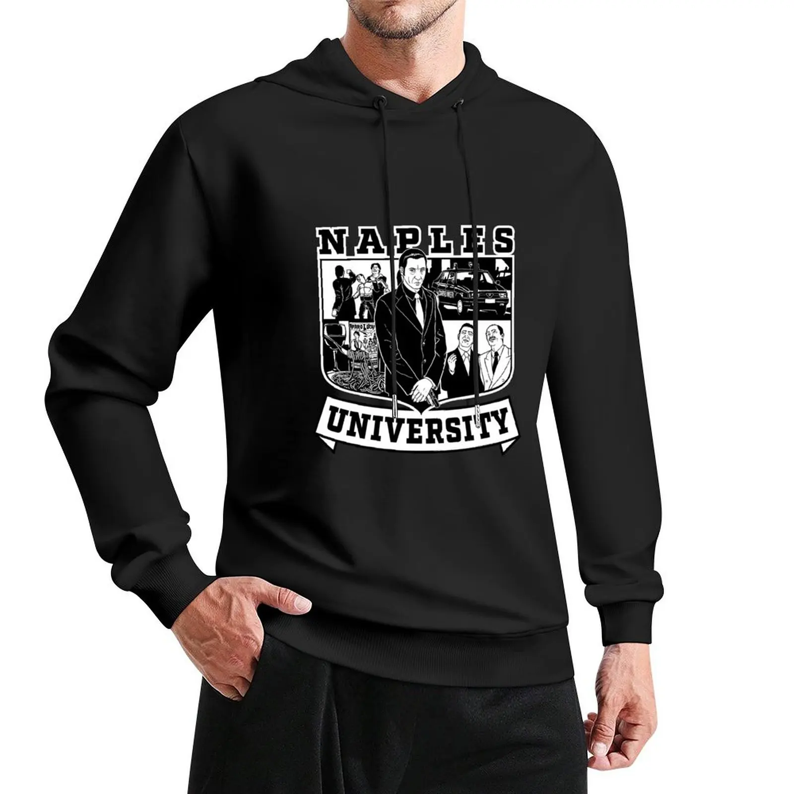 

Naples University - The Sopranos Pullover Hoodie korean style clothes winter clothes mens hoodies