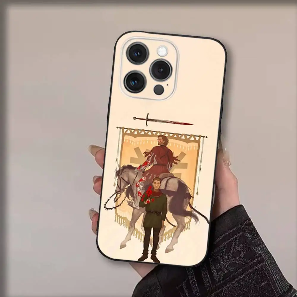 K-Kingdoms Come Deliverances Phone Case For iPhone 17,16,15,14,13,12,11,Pro,Max,Plus,Air,X,XS,XR,SE,8,7,Mini,Soft Black Funda