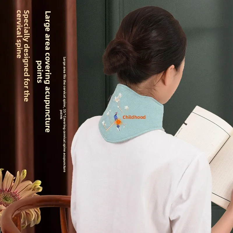 Electric Heating Wormwood Neck Protection Electric Heating Temperature Control Neck Care Wormwood Hot Compress Bag