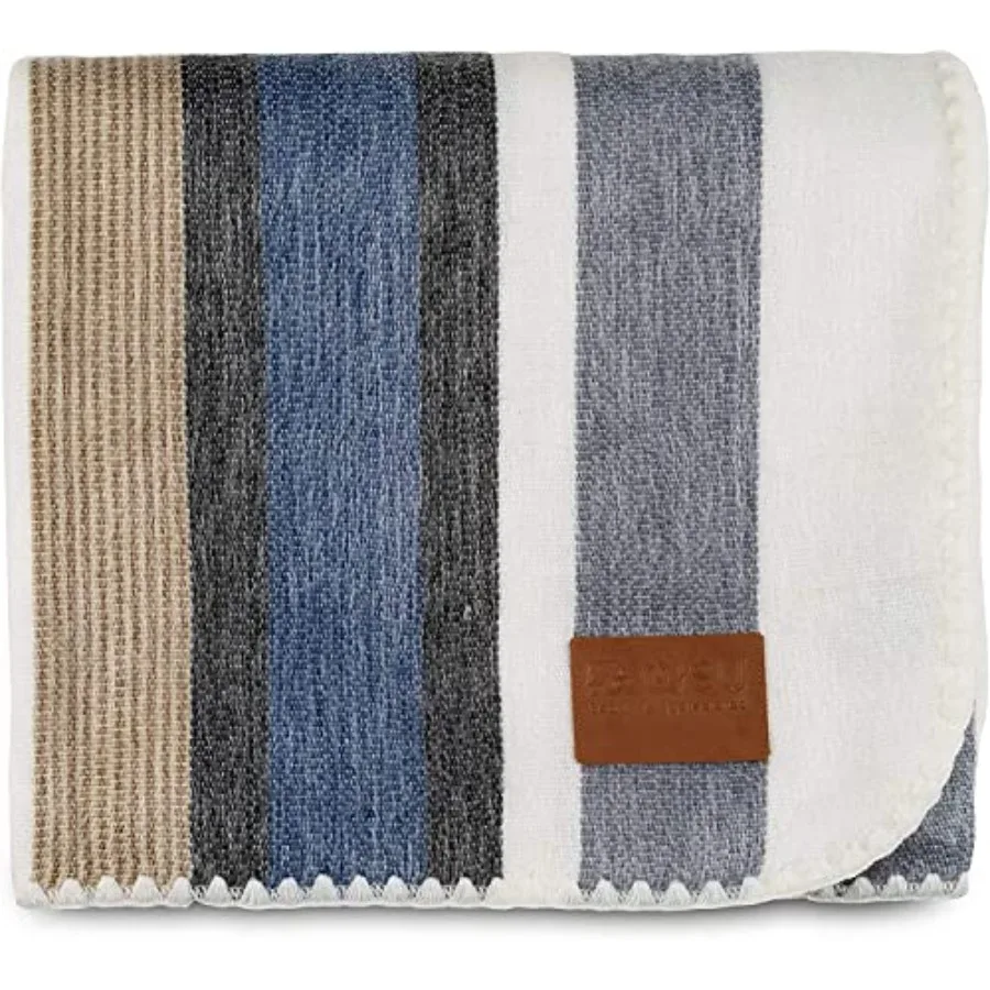 

Плед из шерсти альпаки, большой, красивый, теплый, в полоску, 85 x 65 дюймов, ультрамягкий, гипоаллергенный, дышащий, не вызывает зуда и раздражения.