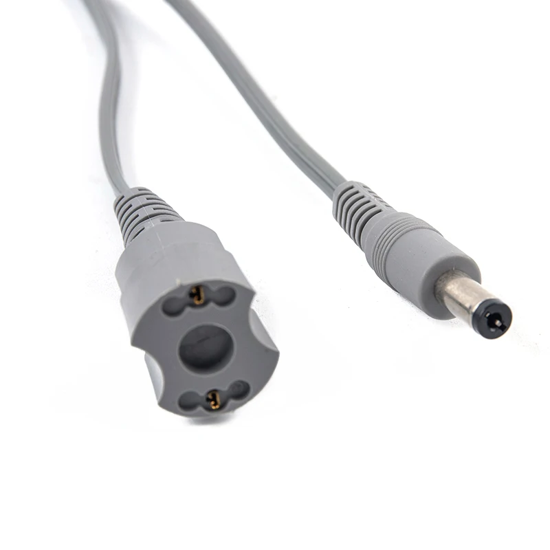 Cavo di alimentazione per manipolo fresa elettrica per unghie 30000 RPM, per fresa elettrica per unghie, con impugnatura grigia da 10 mm, accessorio per macchina potente