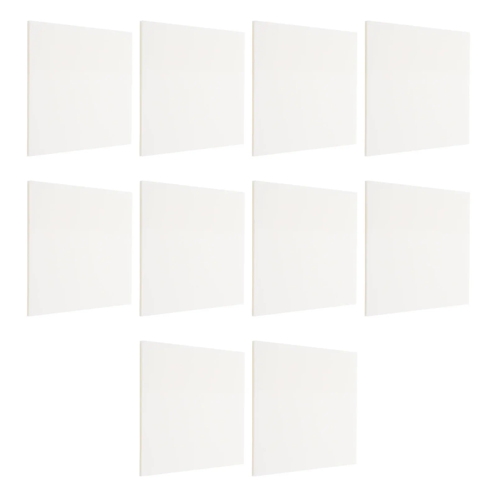 

10pcs Transparent Index Stickers Self Adhesive Pad Pet Memo Post Notes Reusable Clear Reminders Office School Wall