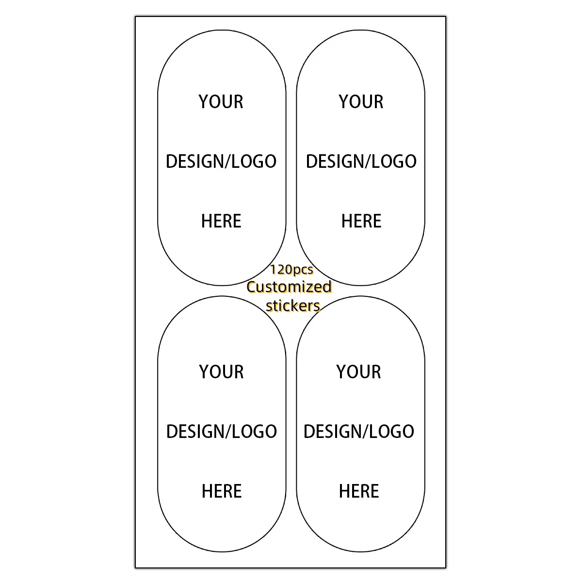 120 Uds. Etiquetas de imágenes de diseño personalizado-pegatinas personalizadas para negocios, bodas, fiestas, etiquetas decorativas de sellado para envolver regalos