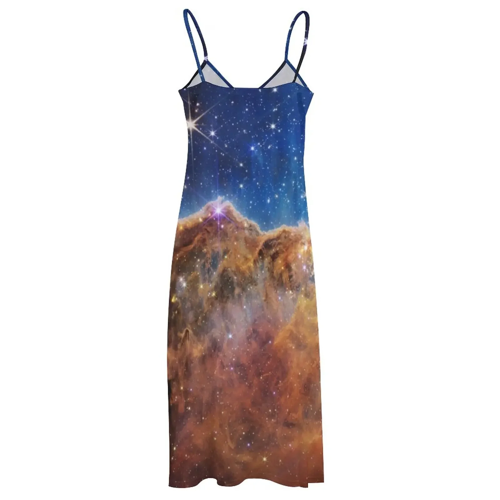 James Webb-vestido sin mangas para mujer, traje con diseño de telescopio espacial cósmico, Cliffs, Carina, nebulosa, para fiesta, 2024