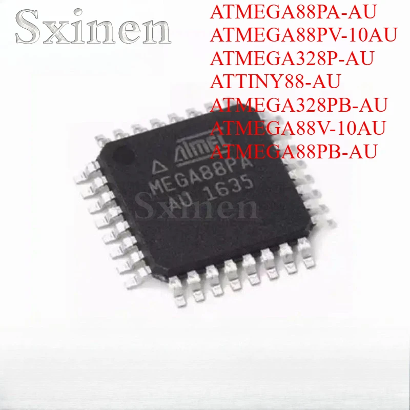 ATMEGA88PA-AU ATMEGA88PV-10AU ATMEGA328P-AU ATTINY88-AU ATMEGA328PB-AU ATMEGA88V-10AU ATMEGA88PB-AU متحكم MCU