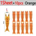 1 Sheet Orange L