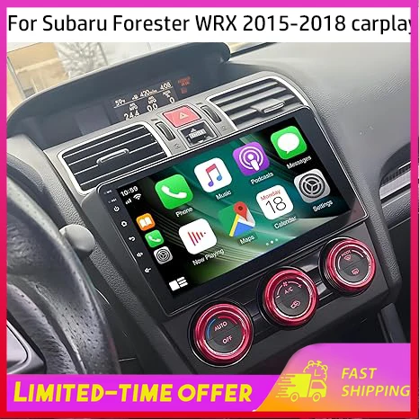 9Inch For Carplay Radio GPS Navigation Player 2+32GB for Subaru Forester XV WRX Android 15 Car Multimedia Player Intelligent