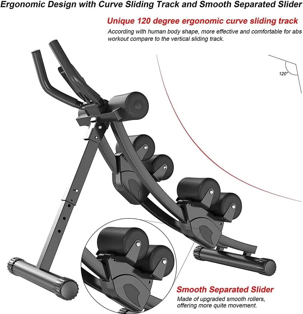 Multi-Functional Exercise Equipment for Home Gym, Height Adjustable Abs Workout Equipment